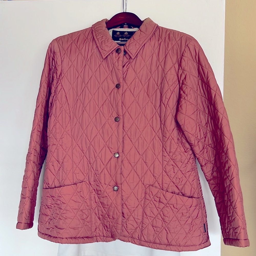 Barbour Pink Quilted Jacket